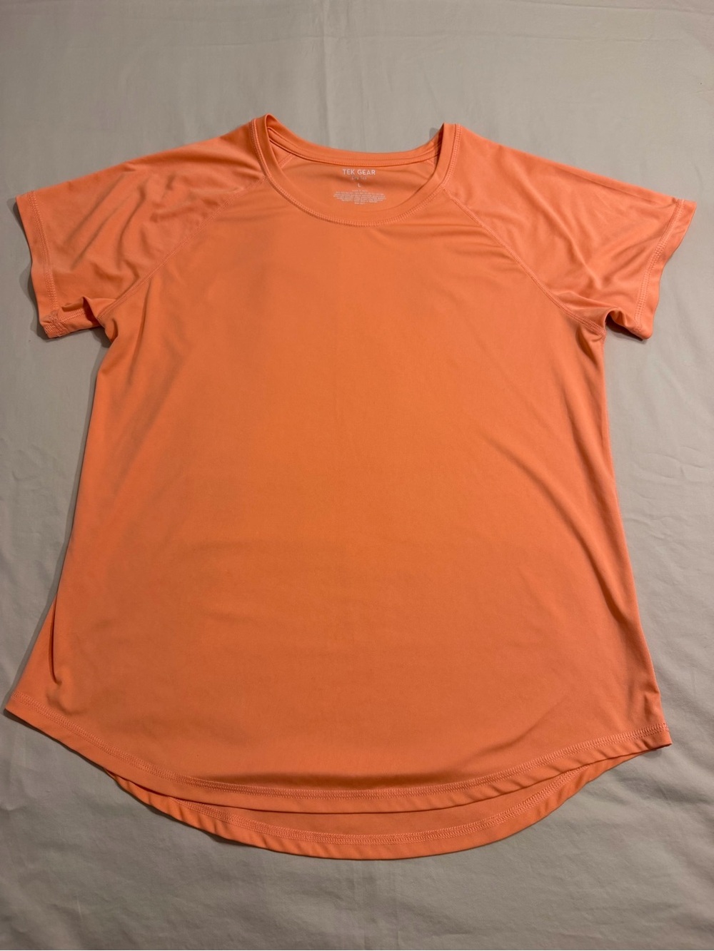 Tek Gear Dry Tek Athletic Top L Orange
